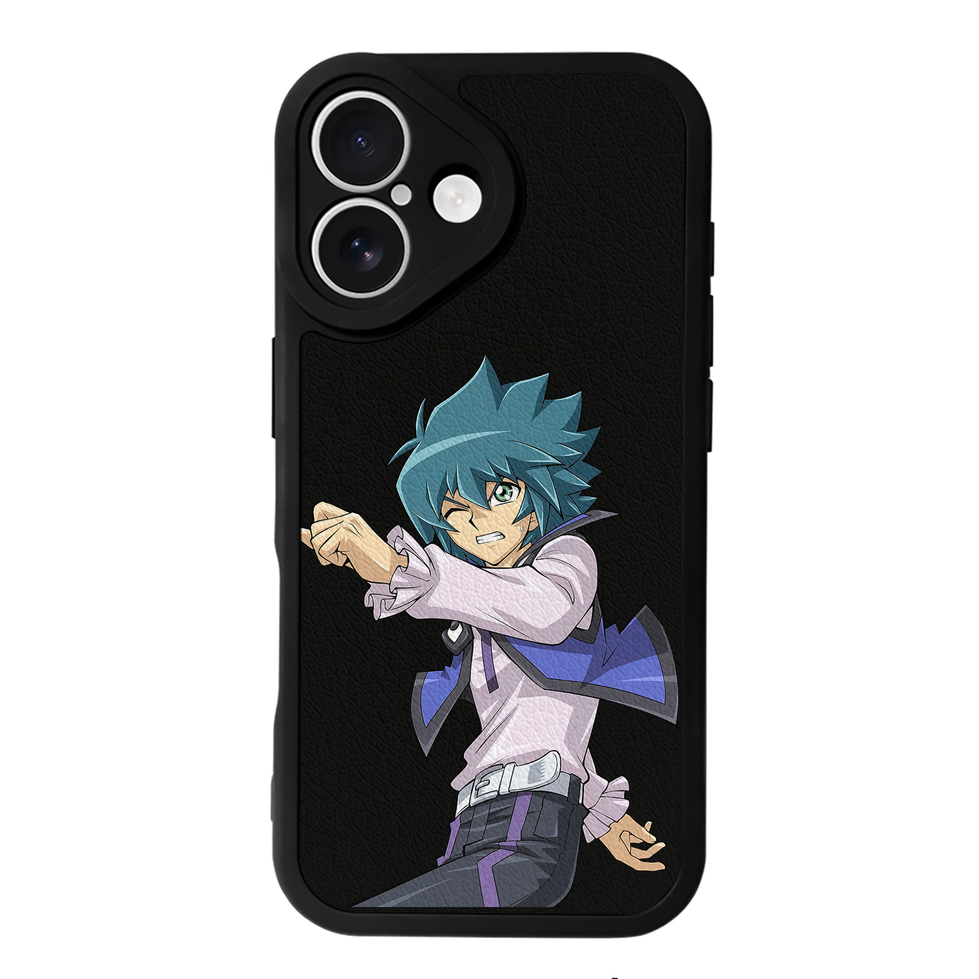 （画像用） 遊☆戯☆王 Yu-Gi-Oh! 【iPhone 16シリーズ対応】シリコンスマホケース（レザー調） 材質：シリコン